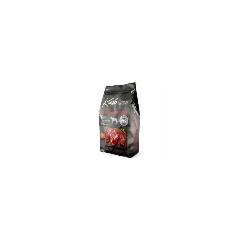 Kudo Red Meat&Vegetables Medium Maxi Adult sausas | AKVANAMAI