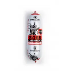 Boss Premium konservuotas pašaras Beef dešra 1000 g