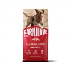CARNILOVE ACTIVE Dog Lamb & Wild Boar sausas pašaras | AKVANAMAI