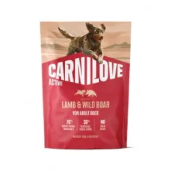 CARNILOVE ACTIVE Dog Lamb & Wild Boar sausas pašaras | AKVANAMAI