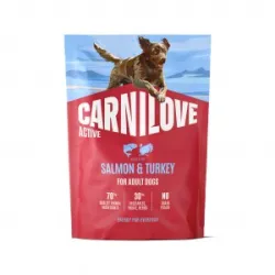 CARNILOVE ACTIVE Dog Salmon & Turkey sausas pašaras | AKVANAMAI