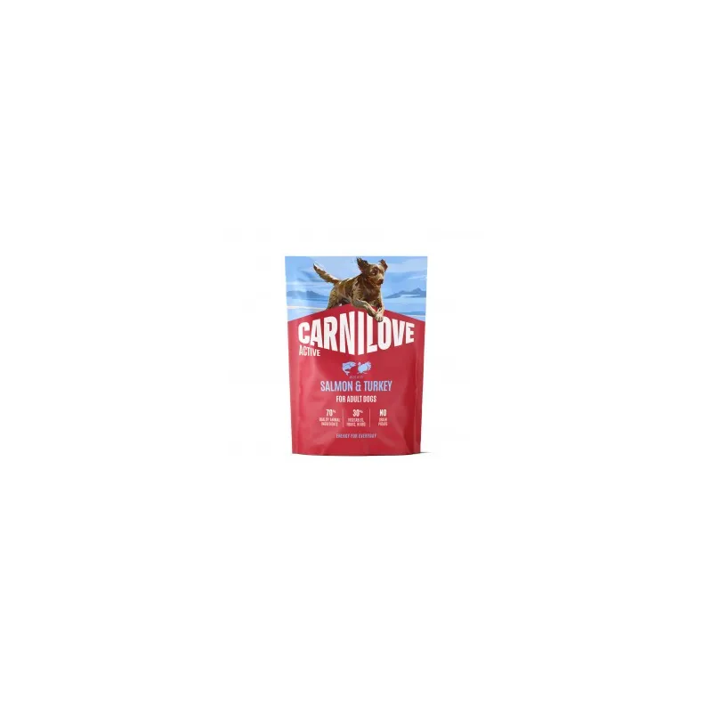 CARNILOVE ACTIVE Dog Salmon & Turkey sausas pašaras | AKVANAMAI