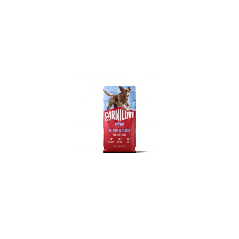 CARNILOVE ACTIVE Dog Salmon & Turkey sausas pašaras | AKVANAMAI