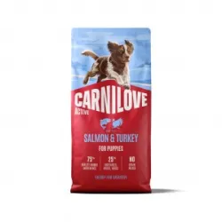 CARNILOVE ACTIVE Dog Salmon & Turkey Puppy sausas | AKVANAMAI