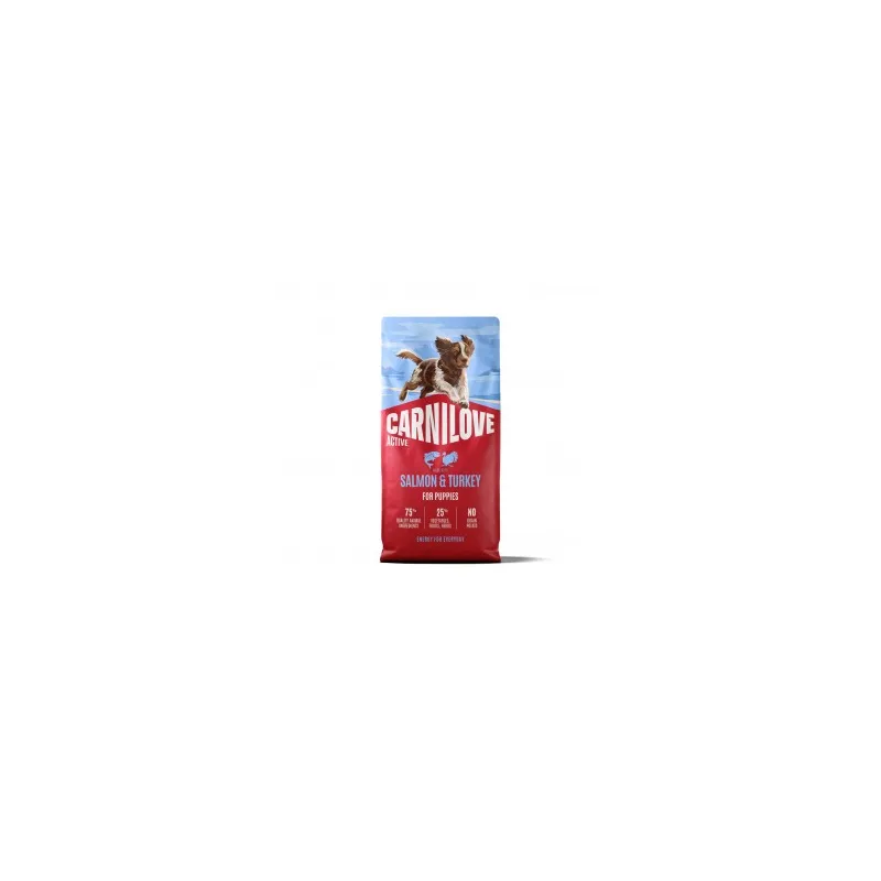 CARNILOVE ACTIVE Dog Salmon & Turkey Puppy sausas | AKVANAMAI