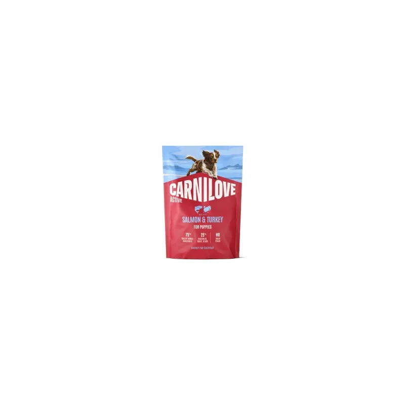 CARNILOVE ACTIVE Dog Salmon & Turkey Puppy sausas | AKVANAMAI