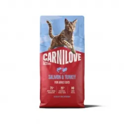 CARNILOVE ACTIVE Cat Salmon & Turkey sausas pašaras | AKVANAMAI
