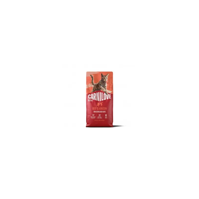 CARNILOVE ACTIVE Cat Beef & Venison Sterilised | AKVANAMAI