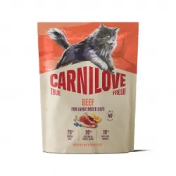 CARNILOVE TRUE FRESH Cat Dry Beef Adult Cat Large | AKVANAMAI