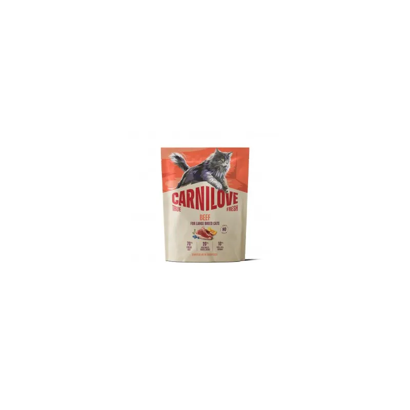 CARNILOVE TRUE FRESH Cat Dry Beef Adult Cat Large | AKVANAMAI