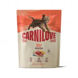 CARNILOVE TRUE FRESH Cat Dry Beef for Kittens sausas | AKVANAMAI