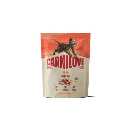 CARNILOVE TRUE FRESH Cat Dry Beef for Kittens sausas | AKVANAMAI