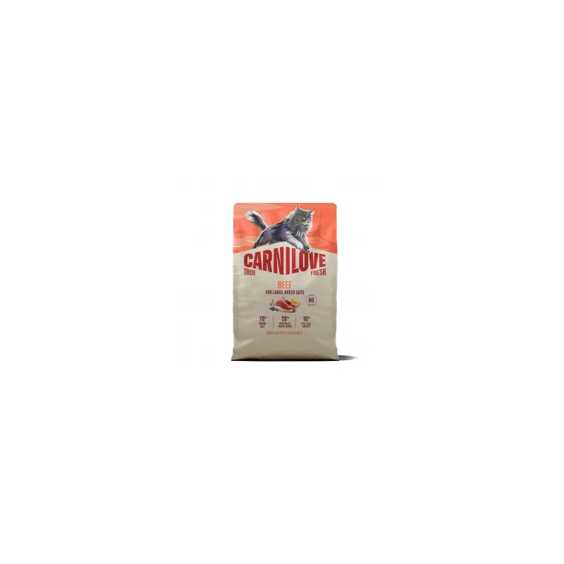 CARNILOVE TRUE FRESH Cat Dry Beef Adult Cat Large | AKVANAMAI