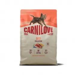 CARNILOVE TRUE FRESH Cat Dry Beef for Kittens sausas | AKVANAMAI