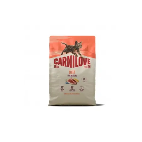CARNILOVE TRUE FRESH Cat Dry Beef for Kittens sausas | AKVANAMAI