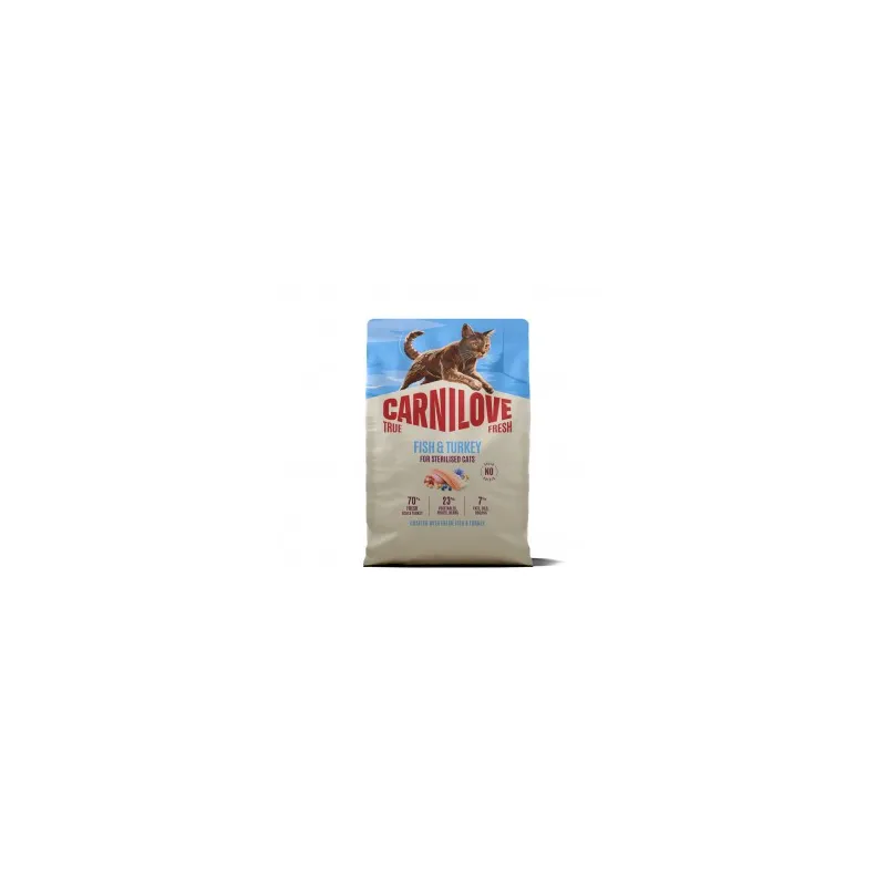 CARNILOVE TRUE FRESH Cat Dry Fish&Turkey Adult Cat | AKVANAMAI