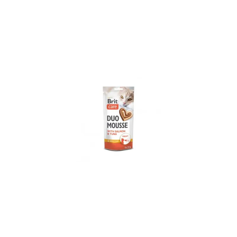Brit Care Cat Creamy Duo Mousse with Salmon and Tuna | AKVANAMAI