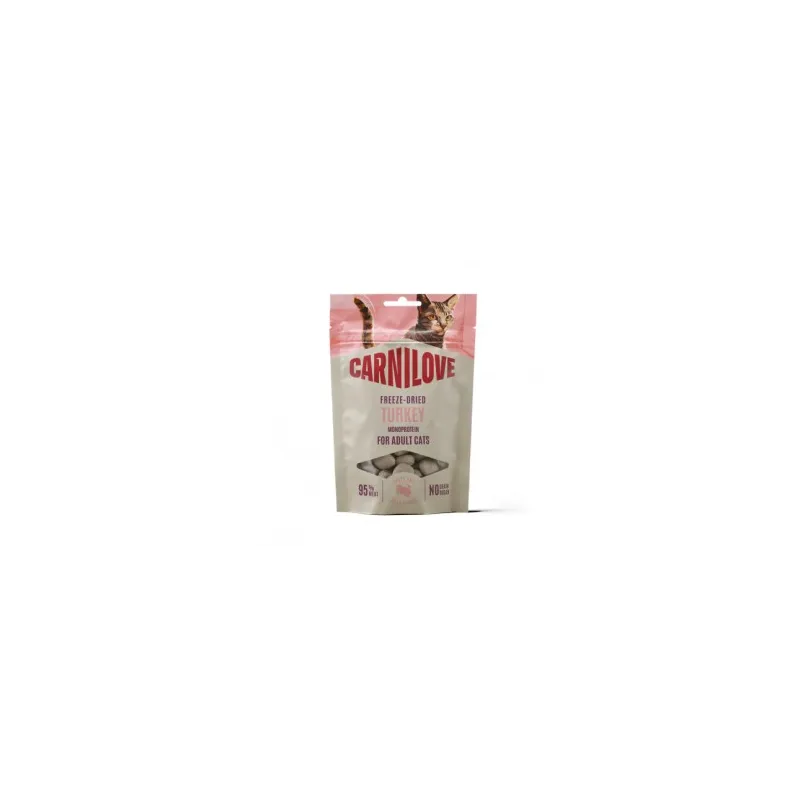 Carnilove Freeze-Dried Snack Turkey skanėstai katėms | AKVANAMAI