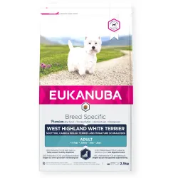 Eukanuba West Highland Terrier Adult (vištiena) 2,5kg | AKVANAMAI