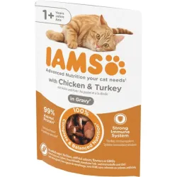 IAMS Cat Delight Chicken&amp;Turkey in gravy 85g | AKVANAMAI