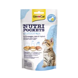 GimCat Nutri Pockets Junior Mix skanėstai katėms 60g | AKVANAMAI