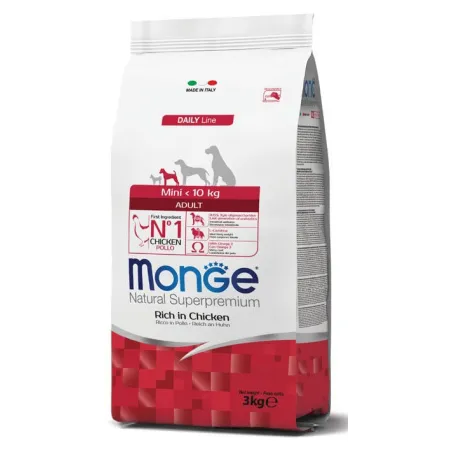 Monge Dry Dog Mini Adult 3 kg sausas pašaras mažų | AKVANAMAI