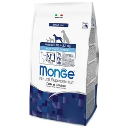 Monge medium puppy sausas pašaras (vištiena) 0,8kg | AKVANAMAI