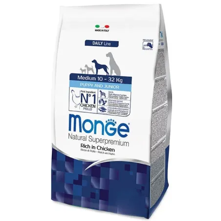 Monge medium puppy sausas pašaras (vištiena) 0,8kg | AKVANAMAI