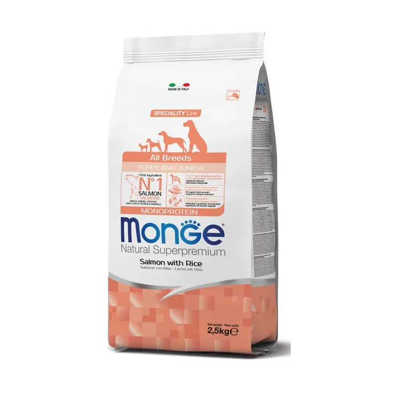 Monge Dry Dog Spec. Line - All Breeds Puppy Salmon | AKVANAMAI