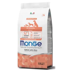 Monge adult sausas pašaras (lašiša ir ryžiai) 2,5kg | AKVANAMAI