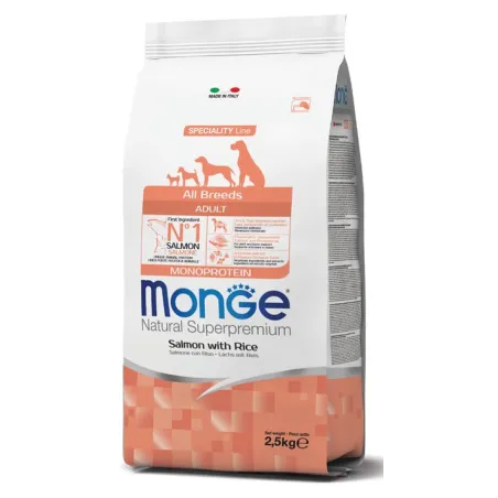 Monge adult sausas pašaras (lašiša ir ryžiai) 2,5kg | AKVANAMAI