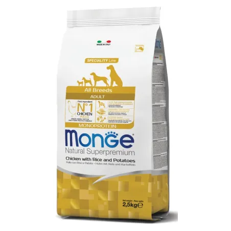 Monge adult sausas pašaras (vištiena, ryžiai | AKVANAMAI