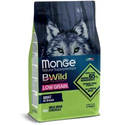 Monge BWild adult sausas pašaras (šerniena) 2,5kg | AKVANAMAI