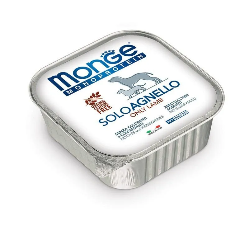 Monge Monoprotein konservai šunims su ėriena 150g | AKVANAMAI