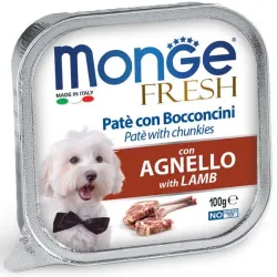 Monge Fresh paštetas šunims su ėrienos | AKVANAMAI
