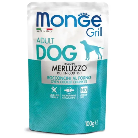 Monge Grill konservuotas pašaras šunims su menke 100g | AKVANAMAI
