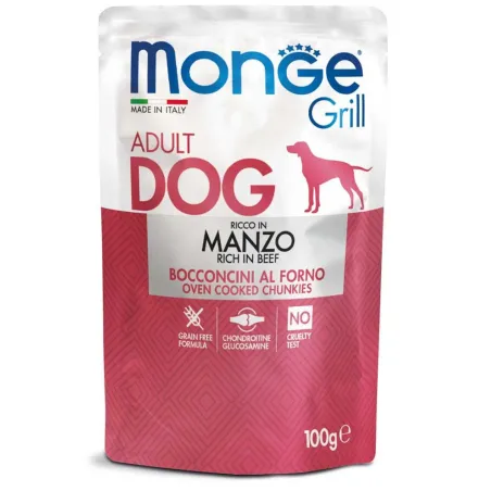 Monge Grill konservuotas pašaras šunims su jautiena | AKVANAMAI