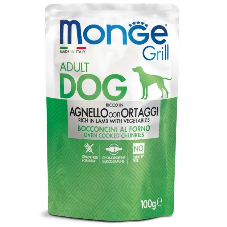 Monge Grill konservuotas pašaras šunims su ėriena ir | AKVANAMAI