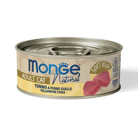 Monge Jelly - Wet Cat Yellowfin tuna in jelly 80g | AKVANAMAI