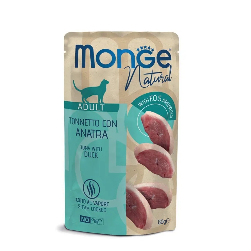 Monge Natural kons. pašaras suaugusioms katėms tuno | AKVANAMAI
