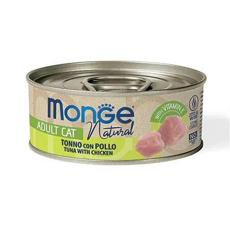 Monge kons. pašaras katėms su tuno ir vištienos | AKVANAMAI