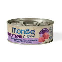 Monge kons.pašaras katėms su tuno, vištienos ir | AKVANAMAI