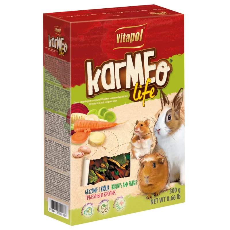 Vitapol daržovių pašaras graužikams 300g | AKVANAMAI