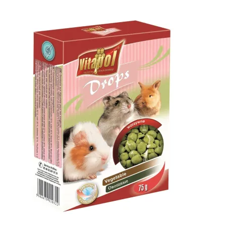 Vitapol lašeliai graužikams su daržovėmis 75g | AKVANAMAI