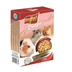 Vitapol lašeliai graužikams su riešutais 75g | AKVANAMAI
