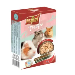 Vitapol lašeliai graužikams su jogurtu 75g | AKVANAMAI