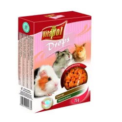 Vitapol lašeliai graužikams su morkomis 75g | AKVANAMAI