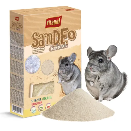 Vitapol smėlis šinšiloms 1,5kg | AKVANAMAI