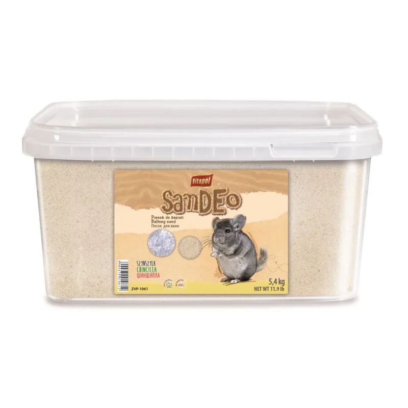 Vitapol smėlis šinšiloms, kibirėlis 5,1kg - 3l | AKVANAMAI