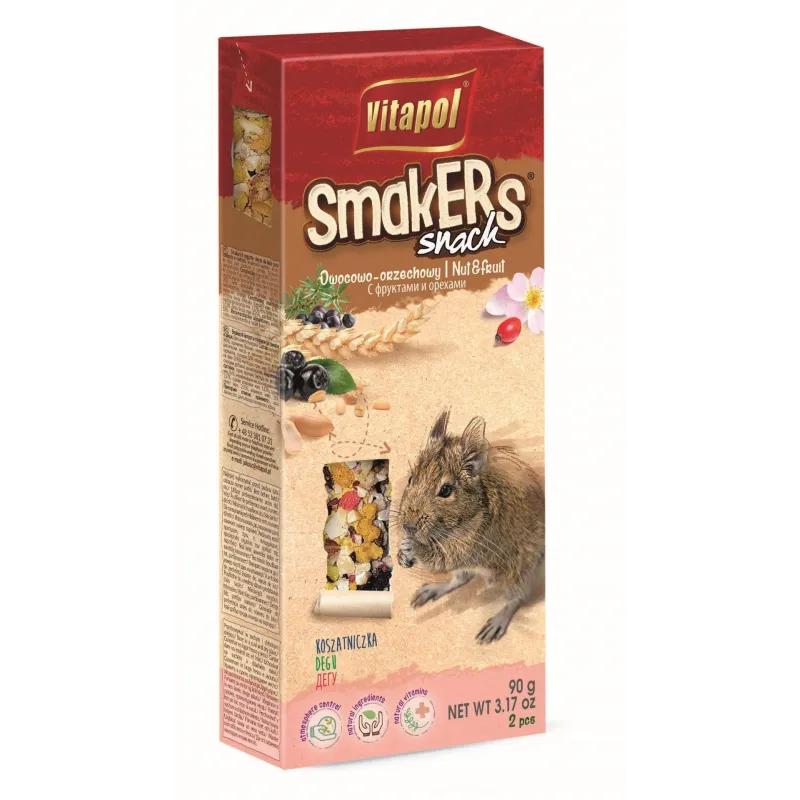 Vitapol Smakers® degu su vaisiais, riešutais ir | AKVANAMAI